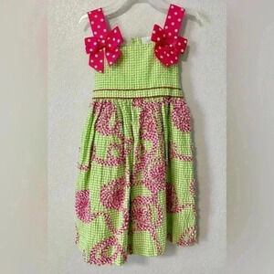 Bonnie‎ Jean Seersucker Dress & Hair Bow, size 3t
